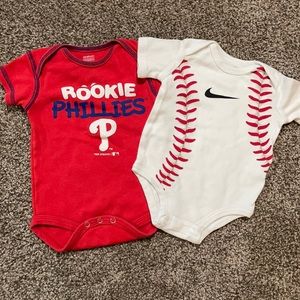 Baseball onsies